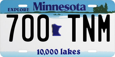 MN license plate 700TNM