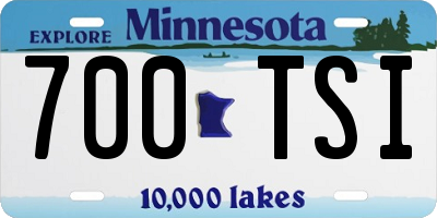 MN license plate 700TSI