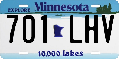 MN license plate 701LHV