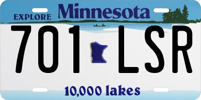 MN license plate 701LSR