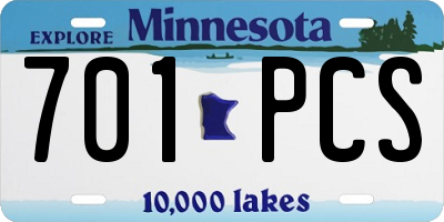 MN license plate 701PCS