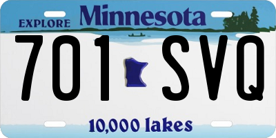 MN license plate 701SVQ