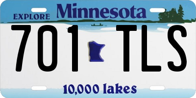 MN license plate 701TLS