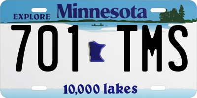 MN license plate 701TMS