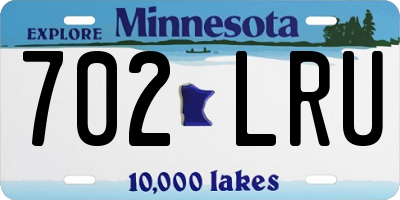 MN license plate 702LRU