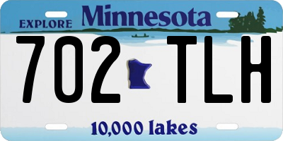 MN license plate 702TLH