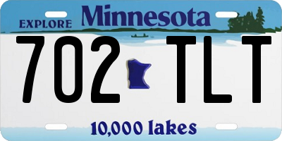 MN license plate 702TLT