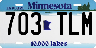 MN license plate 703TLM