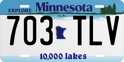 MN license plate 703TLV