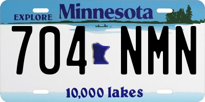 MN license plate 704NMN