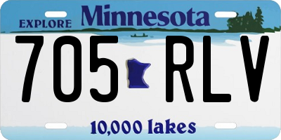 MN license plate 705RLV