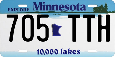 MN license plate 705TTH