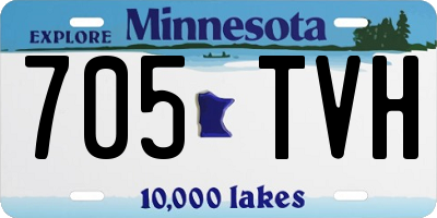 MN license plate 705TVH