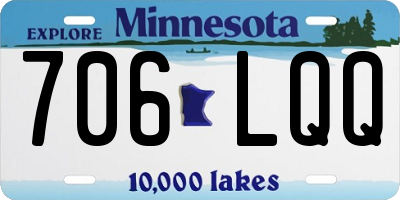 MN license plate 706LQQ