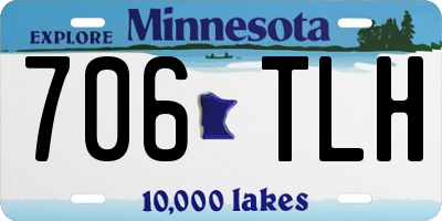 MN license plate 706TLH