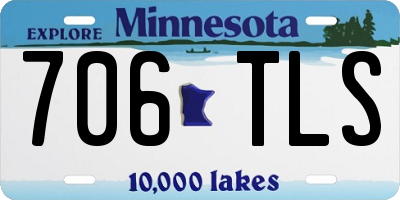 MN license plate 706TLS