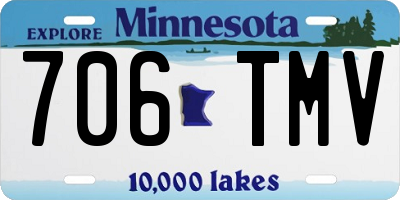 MN license plate 706TMV