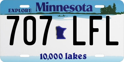 MN license plate 707LFL