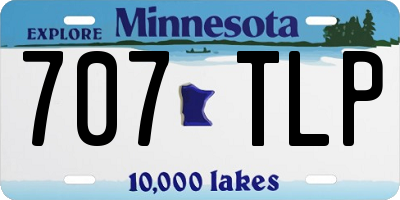 MN license plate 707TLP