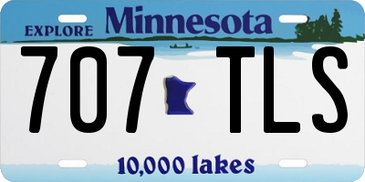 MN license plate 707TLS