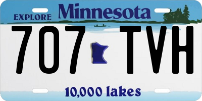 MN license plate 707TVH