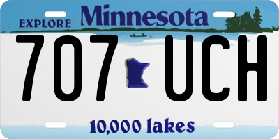 MN license plate 707UCH