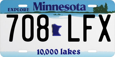 MN license plate 708LFX