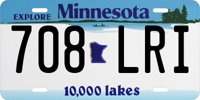 MN license plate 708LRI