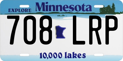 MN license plate 708LRP