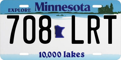 MN license plate 708LRT