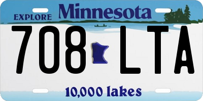 MN license plate 708LTA