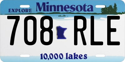 MN license plate 708RLE