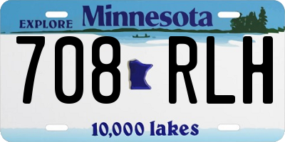 MN license plate 708RLH