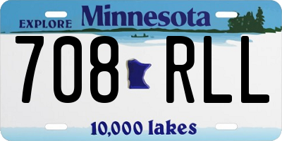 MN license plate 708RLL