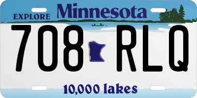 MN license plate 708RLQ