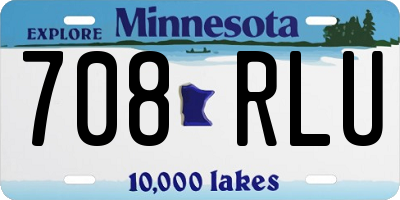 MN license plate 708RLU