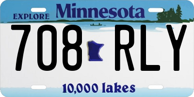 MN license plate 708RLY