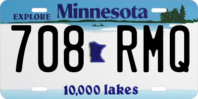 MN license plate 708RMQ