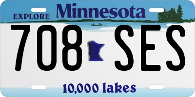 MN license plate 708SES