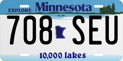 MN license plate 708SEU