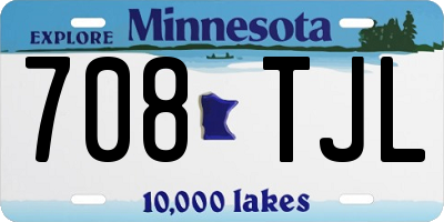 MN license plate 708TJL