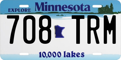 MN license plate 708TRM