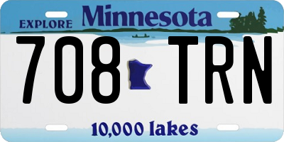 MN license plate 708TRN