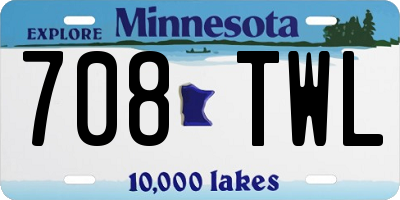 MN license plate 708TWL