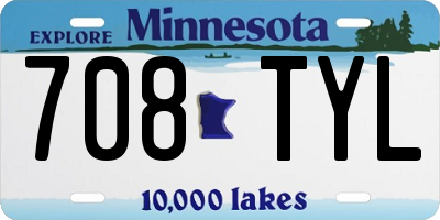 MN license plate 708TYL