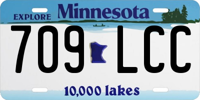 MN license plate 709LCC