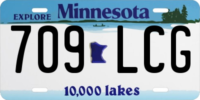 MN license plate 709LCG