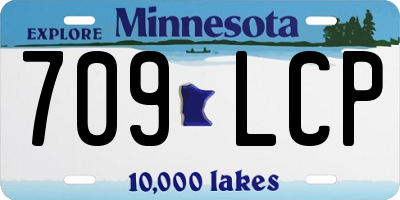 MN license plate 709LCP