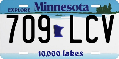 MN license plate 709LCV