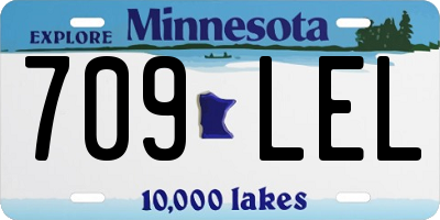 MN license plate 709LEL
